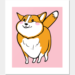 Corgi dog for kids Posters and Art